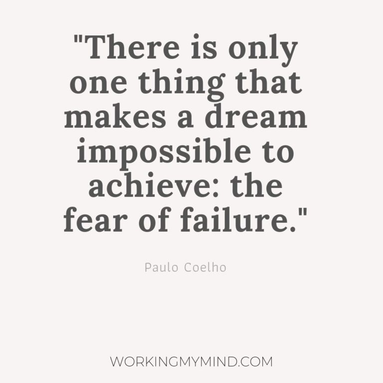 Fear of failure workingmymind