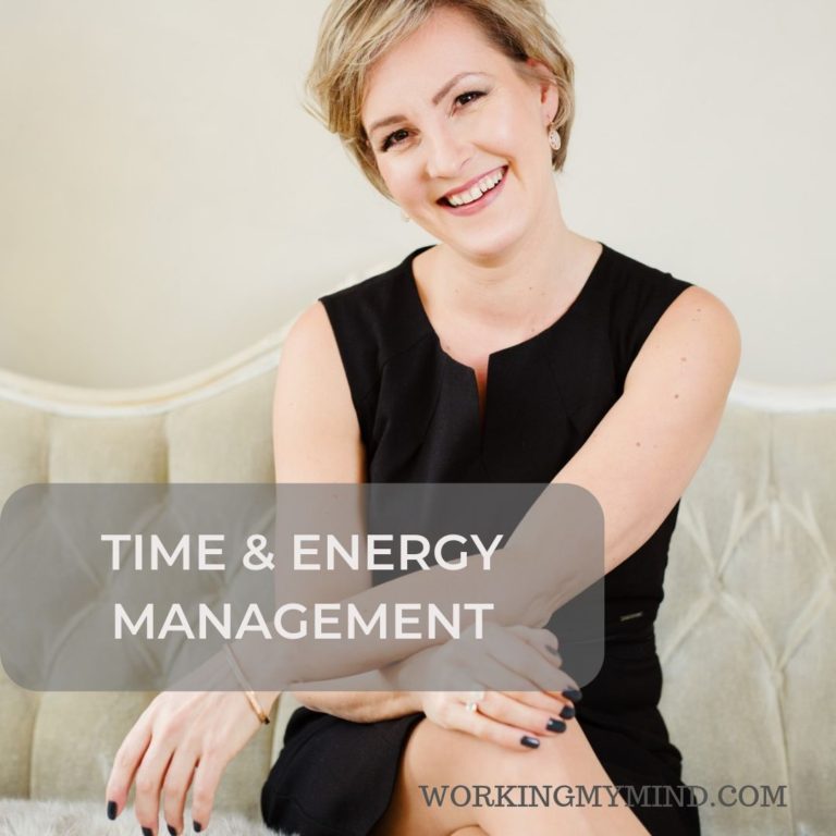 Time and energy management workingmymind