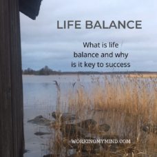Striving for life balance; key to success